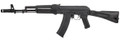 Lancer Tactical AK-74M AEG Airsoft Rifle, Metal Body, Foldable Stock, Black