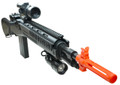 AGM M14 SoCom Spring Airsoft Rifle w/ Red Dot Scope and Flashlight, Black