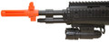 AGM M14 SoCom Spring Airsoft Rifle w/ Red Dot Scope and Flashlight, Black