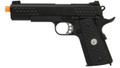 WE Tech Full Metal Knighthawk 1911 Gas Blowback Airsoft Pistol, Black