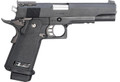 WE Tech Full Metal Hi-Capa 5.1 R-Version Full Auto Tactical Airsoft Gas Blowback Pistol, Black