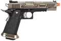 WE-Tech Hi-Capa 5.1 T-Rex Full Auto Gas Blowback Competition Airsoft Pistol, Silver