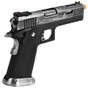 WE Tech 4.3 Allosaurus Full Metal Hi-Capa Gas Blowback Airsoft Pistol, Black