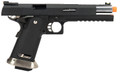 WE Tech 1911 Hi-Capa T-Rex Competition Gas Blowback Airsoft Pistol, Black/Silver