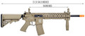 Lancer Tactical LT-12 ProLine Series M4 EVO Airsoft AEG Rifle, High FPS, Tan