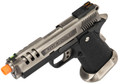 WE Tech 3.8 Hi-Capa Deinonychus Gas Blowback Airsoft Pistol, Silver