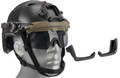 Lancer Tactical Helmet Safety Goggles, Smoke Lens, Foliage