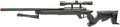 WellFire MBG22BAB Bolt Action Gas Powered Airsoft Sniper Rifle w/ Scope and Bipod, Black