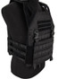 Lancer Tactical Lightweight Plate Carrier Vest, Black