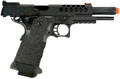 GE 3399 Full Metal 1911 Hex Cut Gas/Co2 Blowback Airsoft Pistol, Black