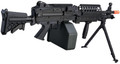 AandK MK46 M249 Saw Light Machine Airsoft Rifle, Black