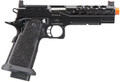 Lancer Tactical Stryk Hi-Capa 5.1 Gas Blowback Airsoft Pistol, Black