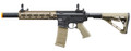 Lancer Tactical Blazer 10" M-LOK Proline Series M4 Airsoft Rifle with Delta Stock & Mock Suppressor, Two-Tone