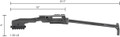 B&T Licensed Limited Edition Bundle Metal USW PCC Kit with Elite Force Gen 4 Glock 17 Gas Blowback Airsoft Pistol, Black