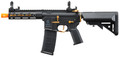 Lancer Tactical Gen 2 Hellion M-LOK 7" Airsoft M4 AEG Rifle, Black/Gold