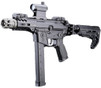 EMG Strike Industries x PWS Licensed 9mm Style Pistol Caliber Carbine AEG Rifle w/ Folding Stock, Black