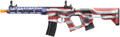 Lancer Tactical Enforcer BLACKBIRD AEG Airsoft Rifle w/ Alpha Stock, Stars & Stripes