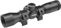 Aim Sports 4x32 Compact Rangefinder Scope w/ Rings & Sunshade, Black