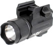 Aim Sports 500 Lumens Compact Flashlight/QR Mount, Black