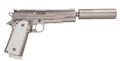 Vorsk VX-14 GBB Airsoft Pistol, Requiem Edition, Silver