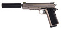Vorsk VX-14 GBB Airsoft Pistol, Brushed Aluminum