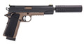 Vorsk VX-14 GBB Airsoft Pistol, Black/FDE