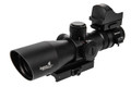 Lancer Tactical 3-9x40 Illuminated Scope w/ Backup Red Dot Sight