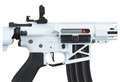 Lancer Tactical ProLine NEEDLETAIL PDW Skeleton Low FPS Airsoft AEG Rifle, White/Black