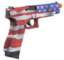 Elite Force Fully Licensed Deluxe Glock 34 Gen 4 CO2 GBB Airsoft Pistol, Old Glory