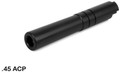 Airsoft Masterpiece .45 ACP Steel Threaded Fixed Outer Barrel for Hi-Capa 4.3, Black