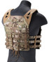 Lancer Tactical Lightweight Molle Tactical Vest with Retention Cords, Camo