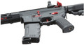 Lancer Tactical Gen 3 Hellion 7" M-LOK Airsoft AEG Rifle w/ Crane Stock, Black/Red