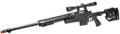 WellFire MB4419-2 Bolt Action Airsoft Sniper Rifle w/ Scope, Black
