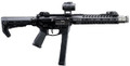 EMG Strike Industries x PWS Licensed 9mm Style Pistol Caliber Carbine 10" CQB Rail Airsoft AEG Rifle, Black