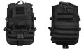 Lancer Tactical  Nylon Tactical Laptop Backpack, Black