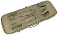 Lancer Tactical 1000D Nylon 3-Way Carry 35" Double Rifle Gun Bag, Green