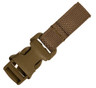 Lancer Tactical 3 Piece MOLLE Buckle System Set, Tan