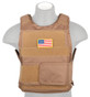 Lancer Tactical Nylon Body Armor Tactical Vest, Khaki