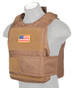 Lancer Tactical Nylon Body Armor Tactical Vest, Khaki