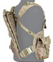 Lancer Tactical Modular Chest Rig PALS MOLLE Vest w/ Hydration Pack Slot, Camo