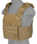 Lancer Tactical SAPC w/ Dual Inner Mag Pouch and Shoulder Pads, Tan