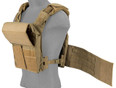 Lancer Tactical SAPC w/ Dual Inner Mag Pouch and Shoulder Pads, Tan