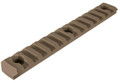 Ranger Armory 13-Slot Aluminum Picatinny Rail Section For M-LOK, Tan