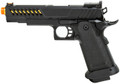 Golden Eagle 3338 OTS .45 Style Hi-Capa GBB Airsoft Pistol w/ Vented Slide, Black/Gold