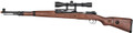 Double Bell WWII Kar 98k Bolt Action Spring Airsoft Rifle, Faux Wood