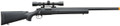 Lancer Tactical High FPS M24 Bolt Action Spring Airsoft Sniper Rifle w/ Scope, Black