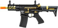 Lancer Tactical Enforcer Gen 2 Battle Hawk 4" PDW Airsoft AEG Rifle, Black/Gold