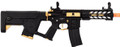 Lancer Tactical Proline Enforcer Battle Hawk 7" Skeleton M4 Airsoft Rifle w/ Alpha Stock, Black/Gold