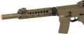 Lancer Tactical Low FPS Proline Gen 2 10" M4 Carbine Airsoft AEG Rifle with Mock Suppressor, Tan