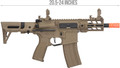 Lancer Tactical Low FPS Enforcer Hybrid Gen 2 Battle Hawk 4" PDW Airsoft AEG Rifle, Tan